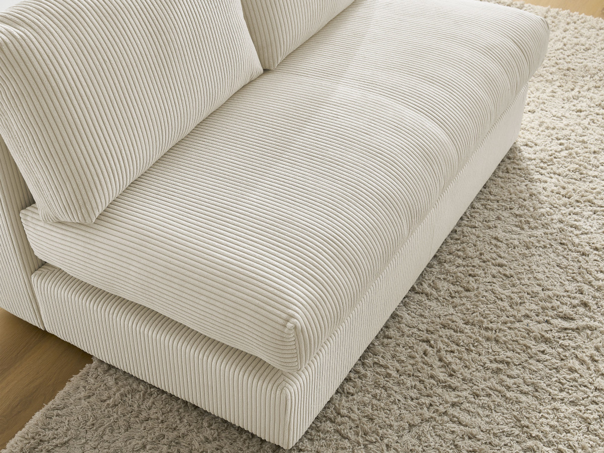 2-zits fauteuil voor PARIS modulaire bank in corduroy