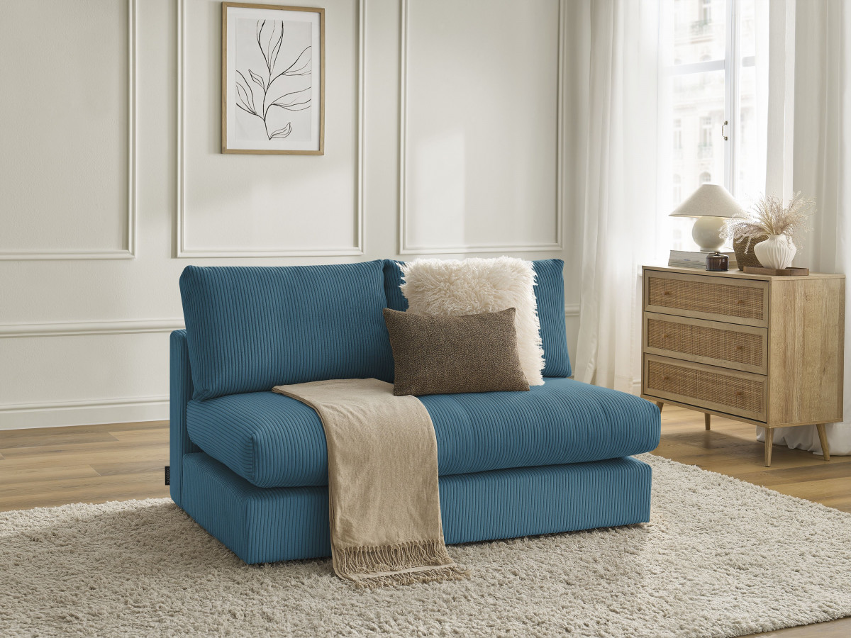 2-zits fauteuil voor PARIS modulaire bank in corduroy