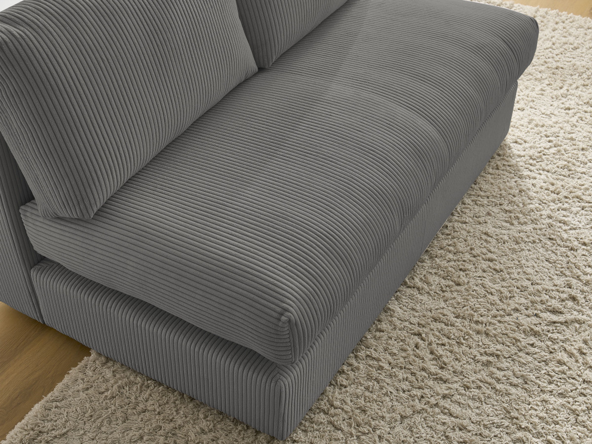2-zits fauteuil voor PARIS modulaire bank in corduroy