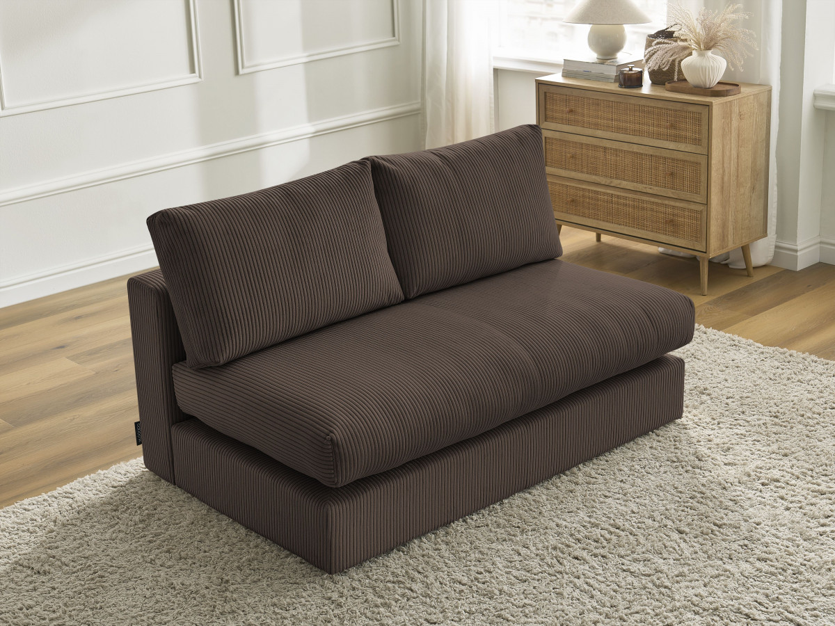 2-zits fauteuil voor PARIS modulaire bank in corduroy