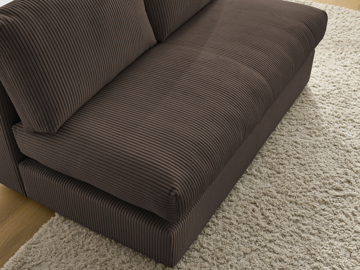 2-zits fauteuil voor PARIS modulaire bank in corduroy