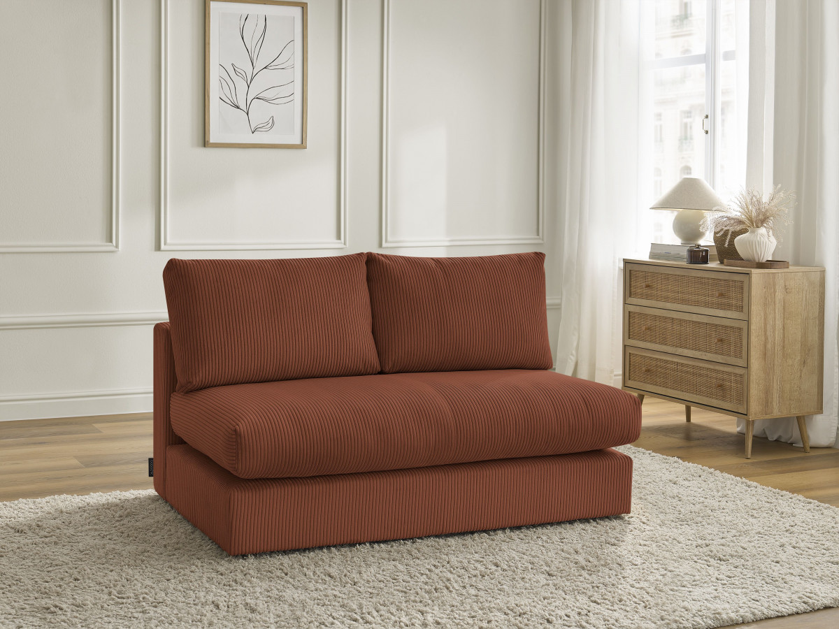 2-zits fauteuil voor PARIS modulaire bank in corduroy