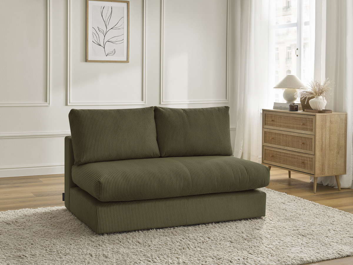 2-zits fauteuil voor PARIS modulaire bank in corduroy