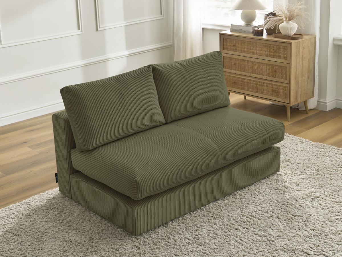 2-zits fauteuil voor PARIS modulaire bank in corduroy