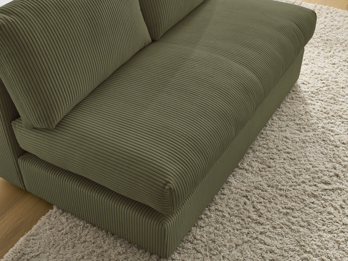 2-zits fauteuil voor PARIS modulaire bank in corduroy