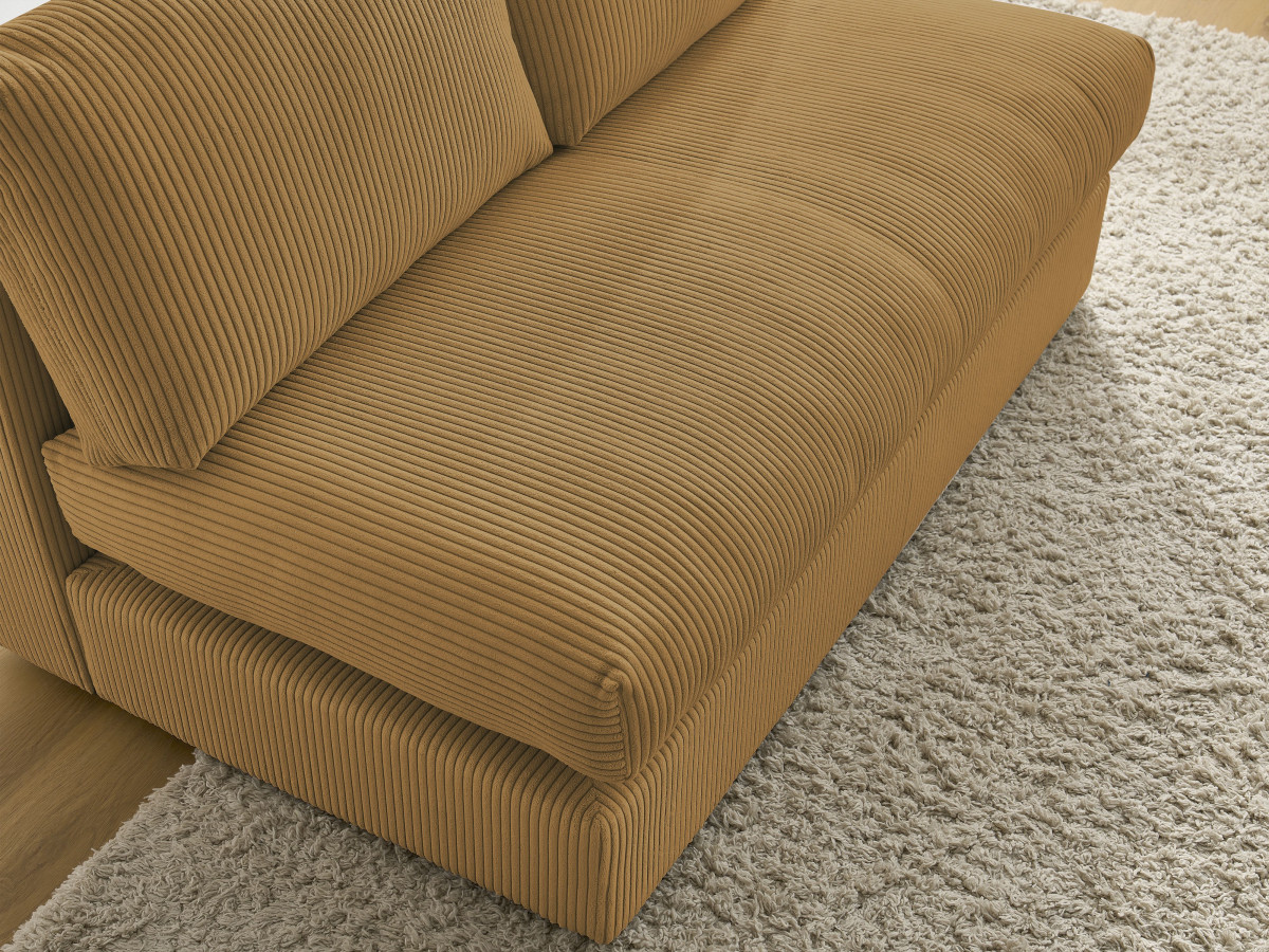 2-zits fauteuil voor PARIS modulaire bank in corduroy