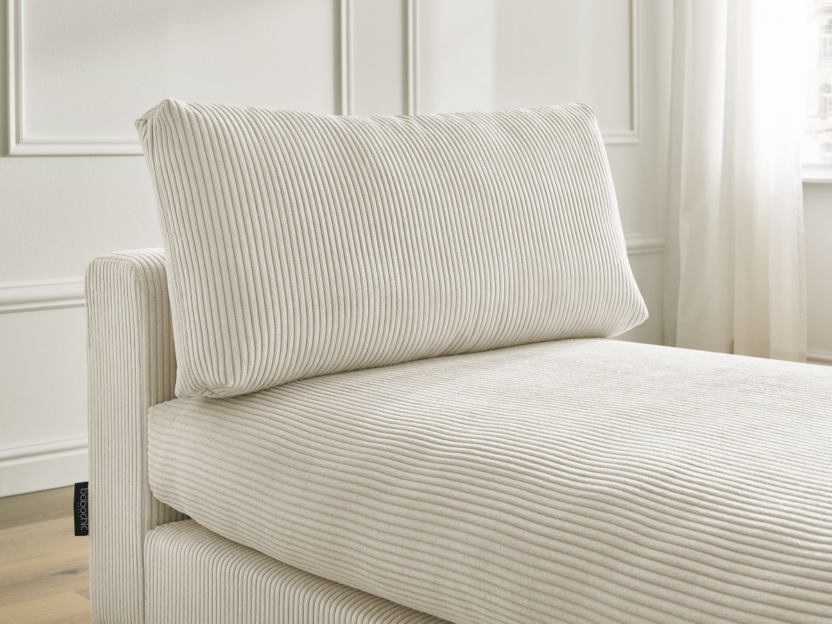 Méridienne pour canapé modulable PARIS velours côtelé