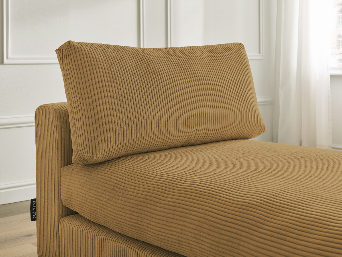 Méridienne pour canapé modulable PARIS velours côtelé