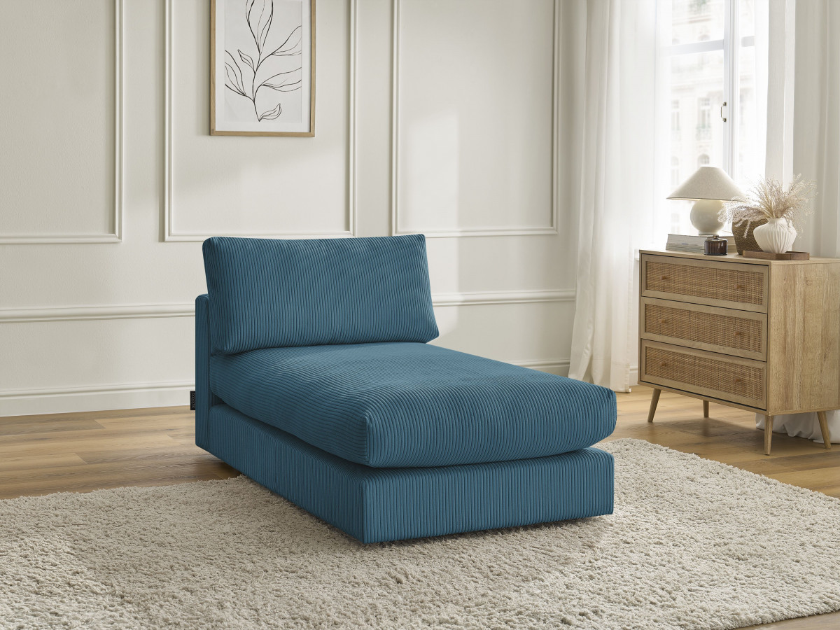Méridienne pour canapé modulable PARIS velours côtelé