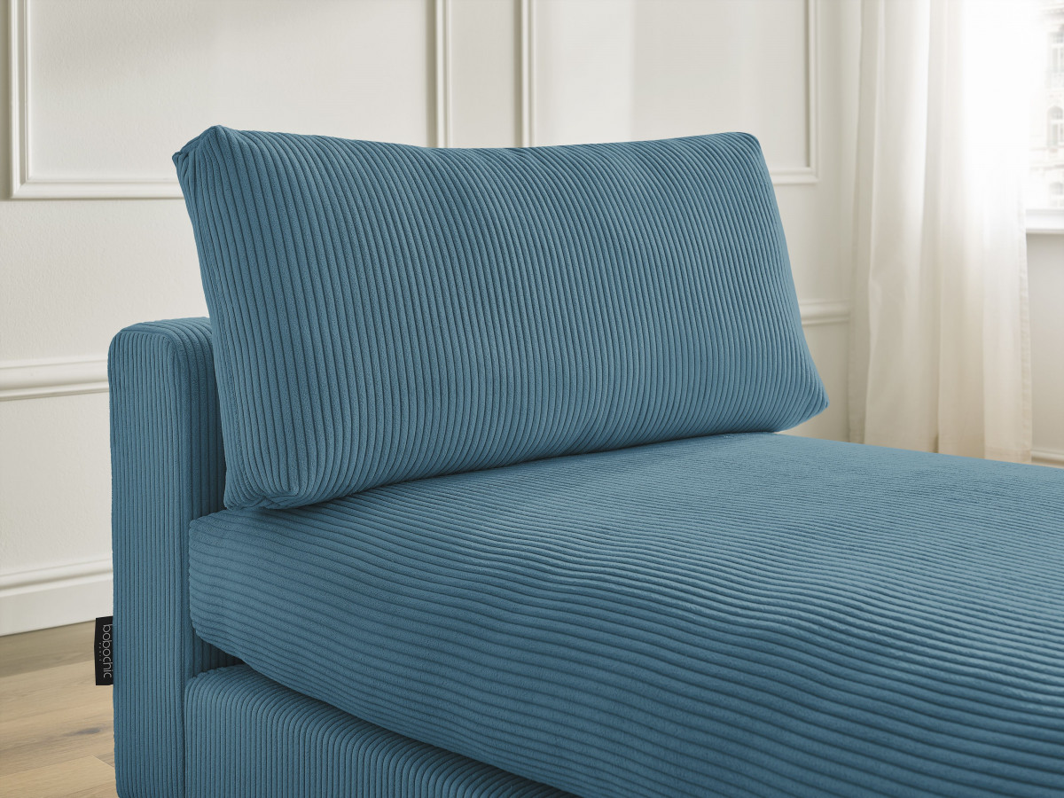 Méridienne pour canapé modulable PARIS velours côtelé