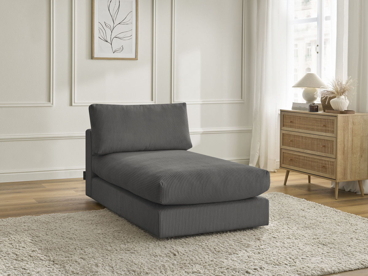 PARIS corduroy modulaire chaise longue
