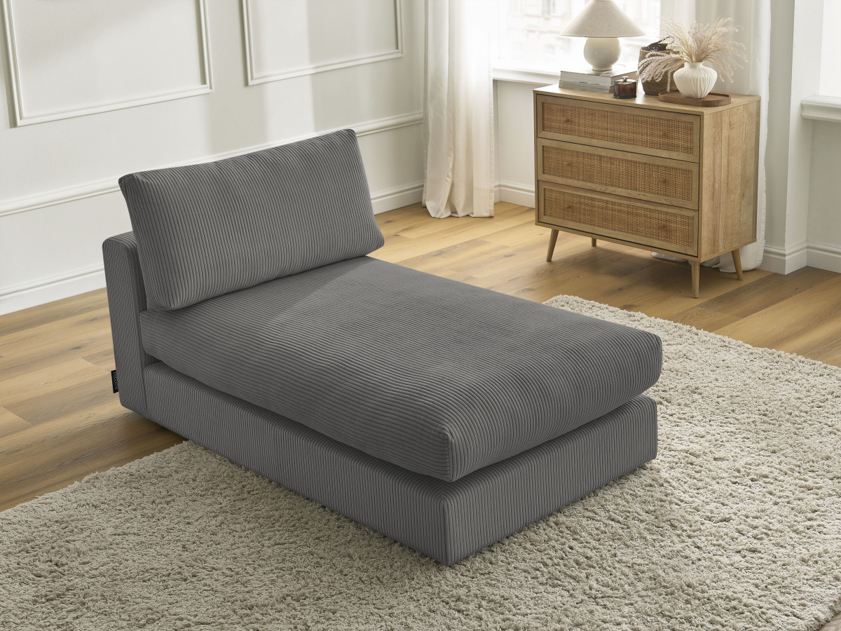 PARIS corduroy modulaire chaise longue