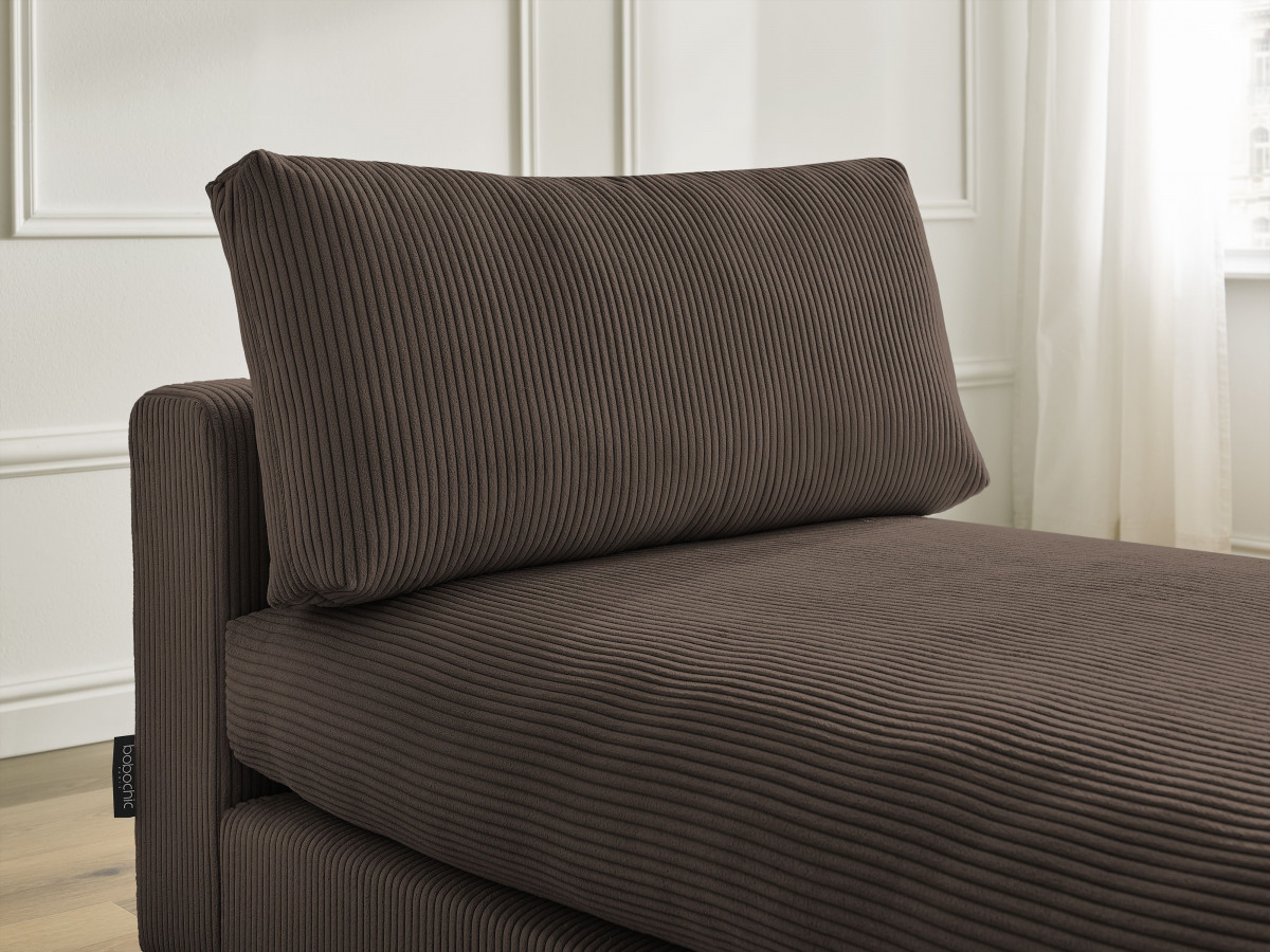 Méridienne pour canapé modulable PARIS velours côtelé