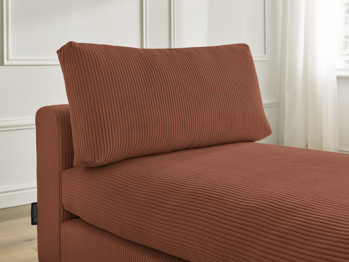 Méridienne pour canapé modulable PARIS velours côtelé