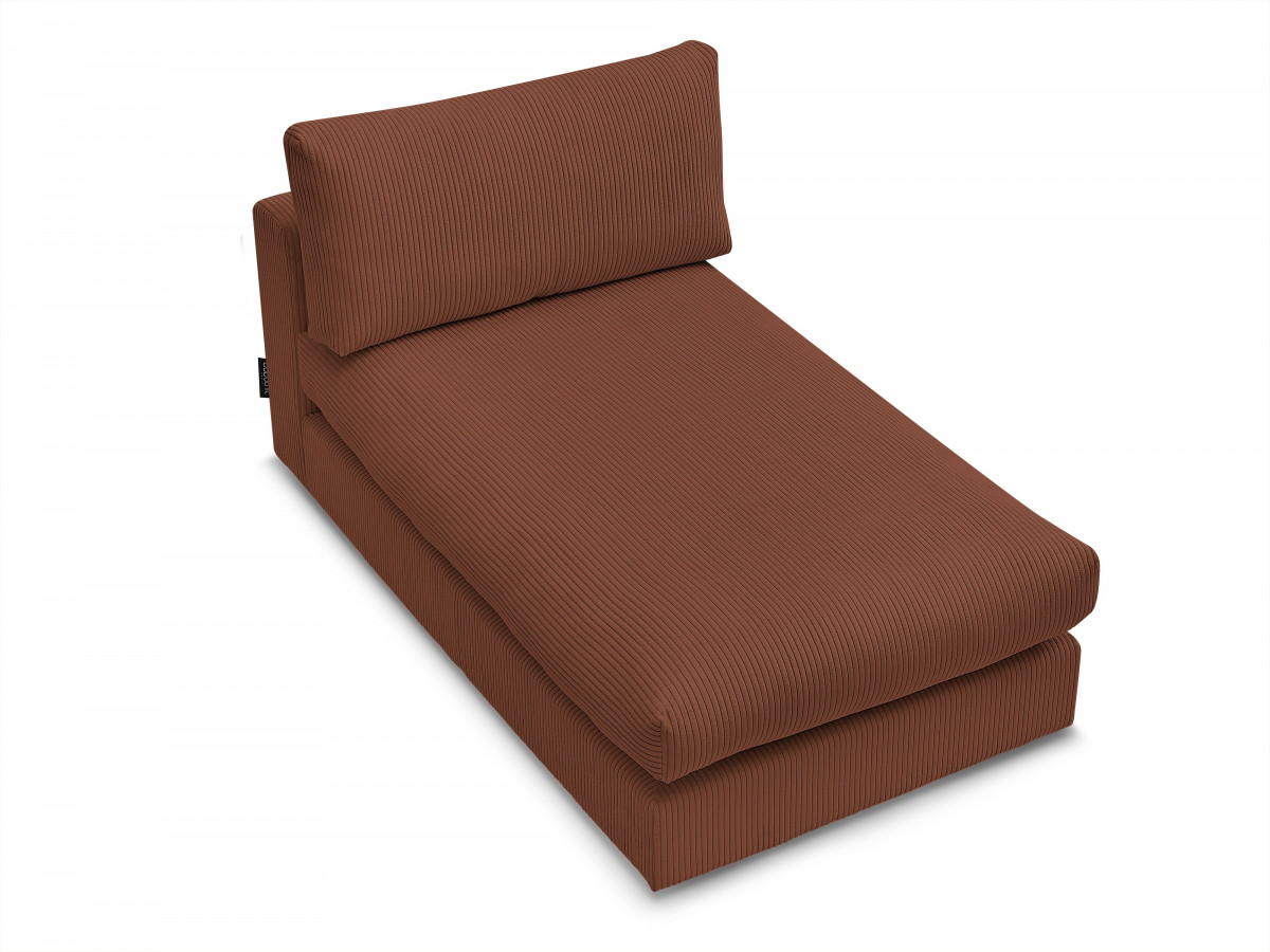 Méridienne pour canapé modulable PARIS velours côtelé