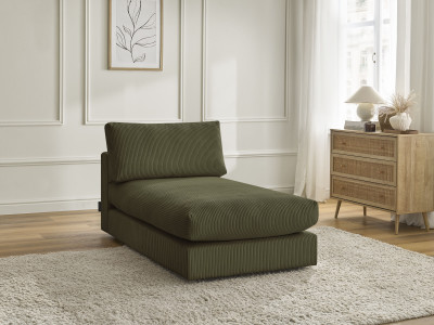 Méridienne pour canapé modulable PARIS velours côtelé