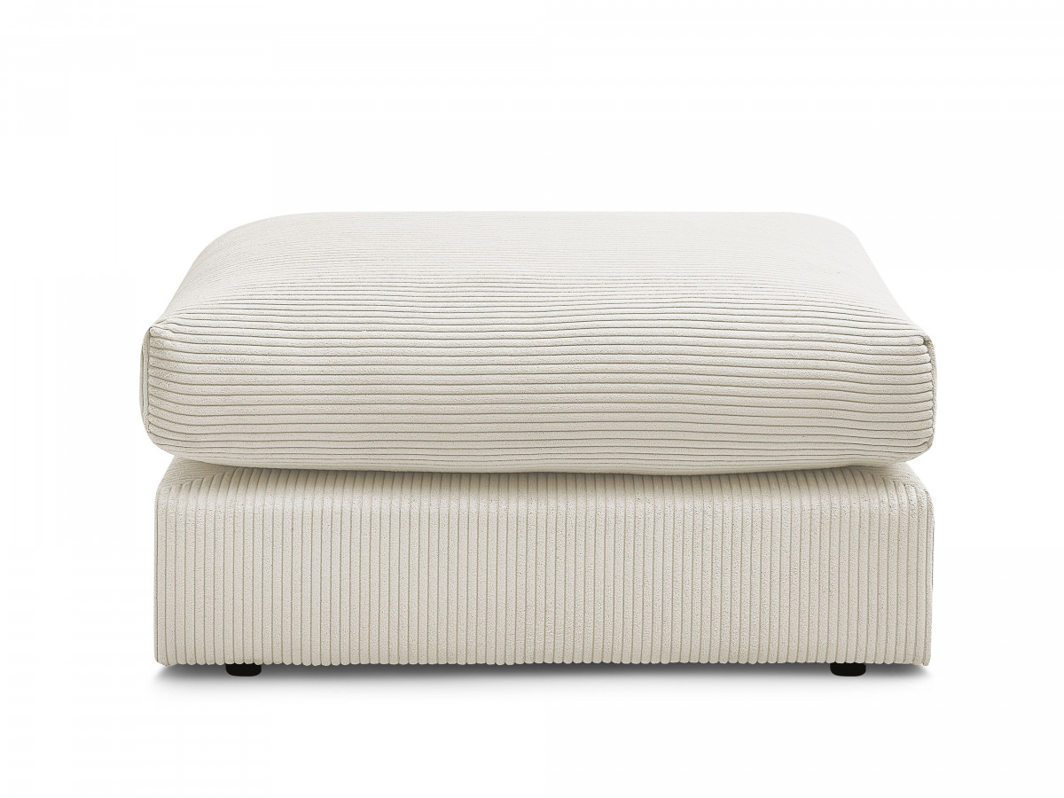 Pouf pour canapé modulable PARIS velours côtelé