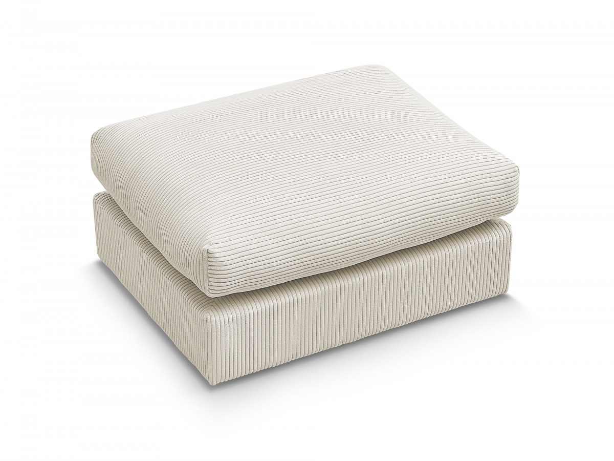 Pouf pour canapé modulable PARIS velours côtelé