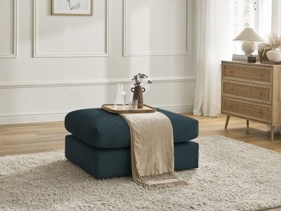 Pouf pour canapé modulable PARIS velours côtelé