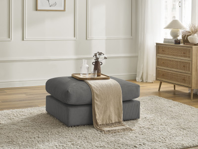 Pouf pour canapé modulable PARIS velours côtelé