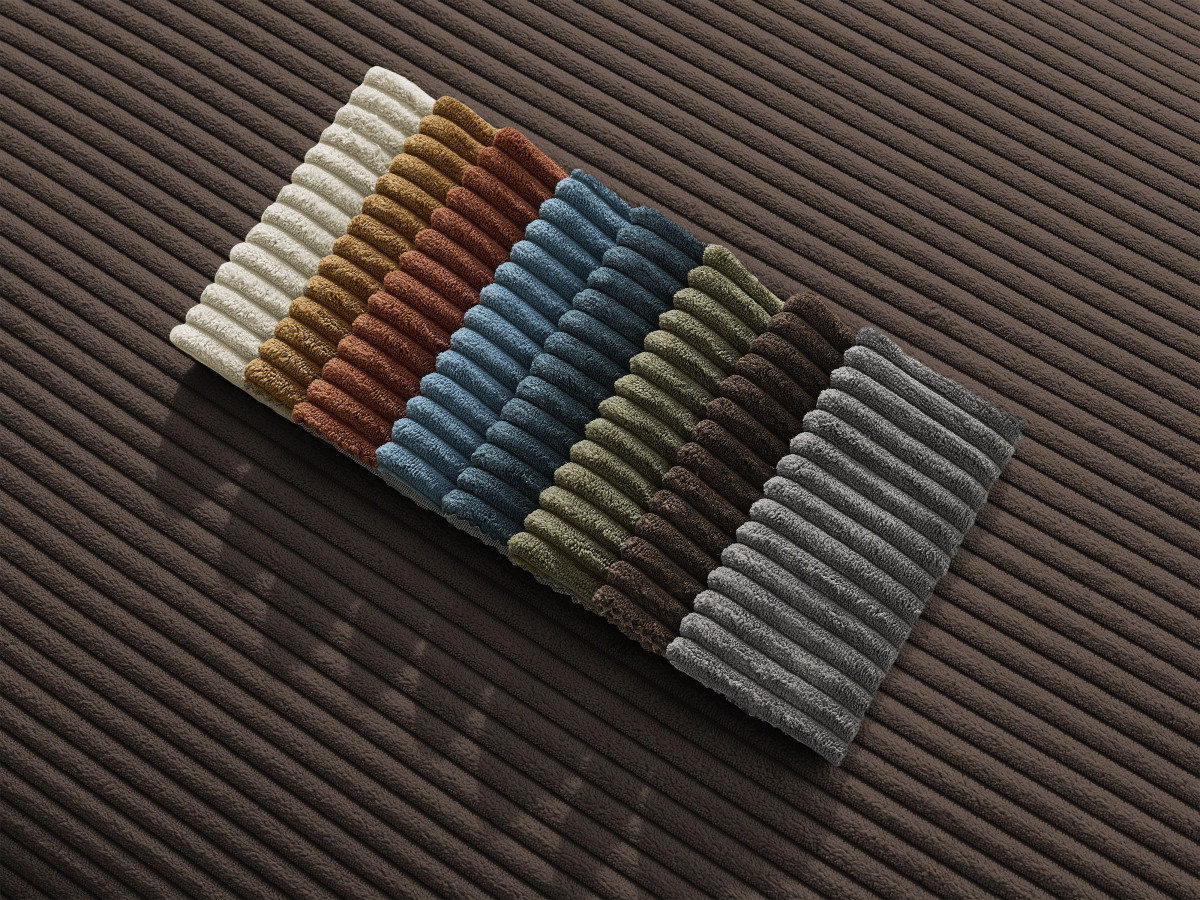 PARIS corduroy modulaire zitbankpoef