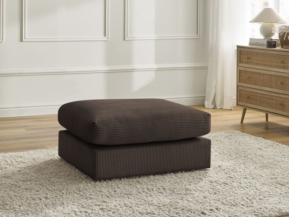 PARIS corduroy modulaire zitbankpoef