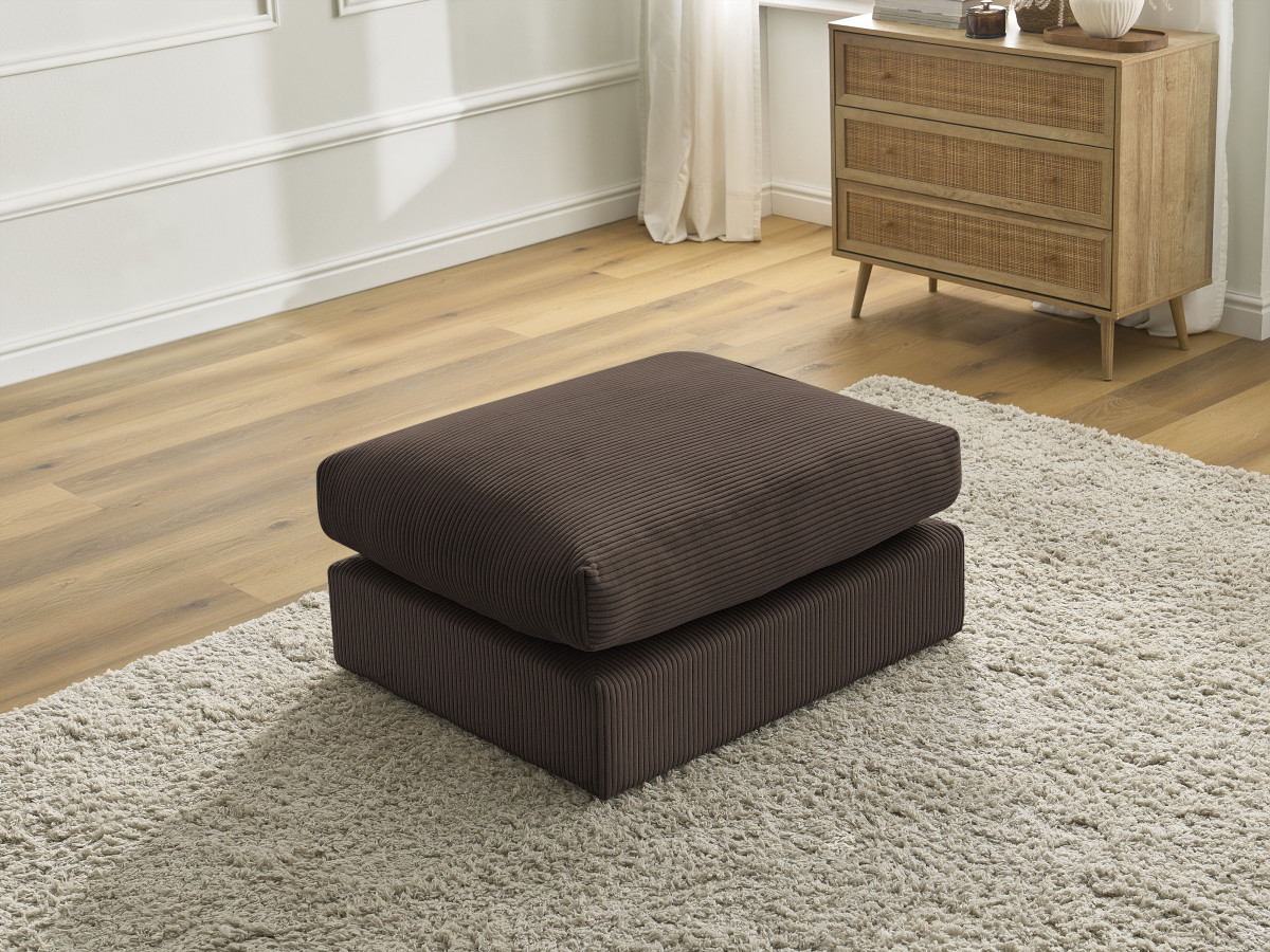 PARIS corduroy modulaire zitbankpoef