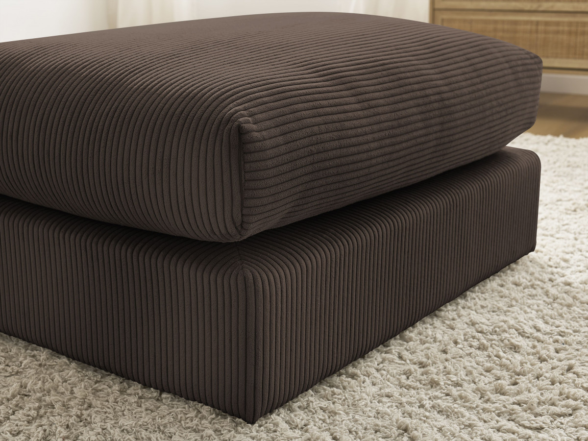 PARIS corduroy modulaire zitbankpoef