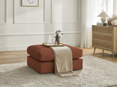 Pouf pour canapé modulable PARIS velours côtelé