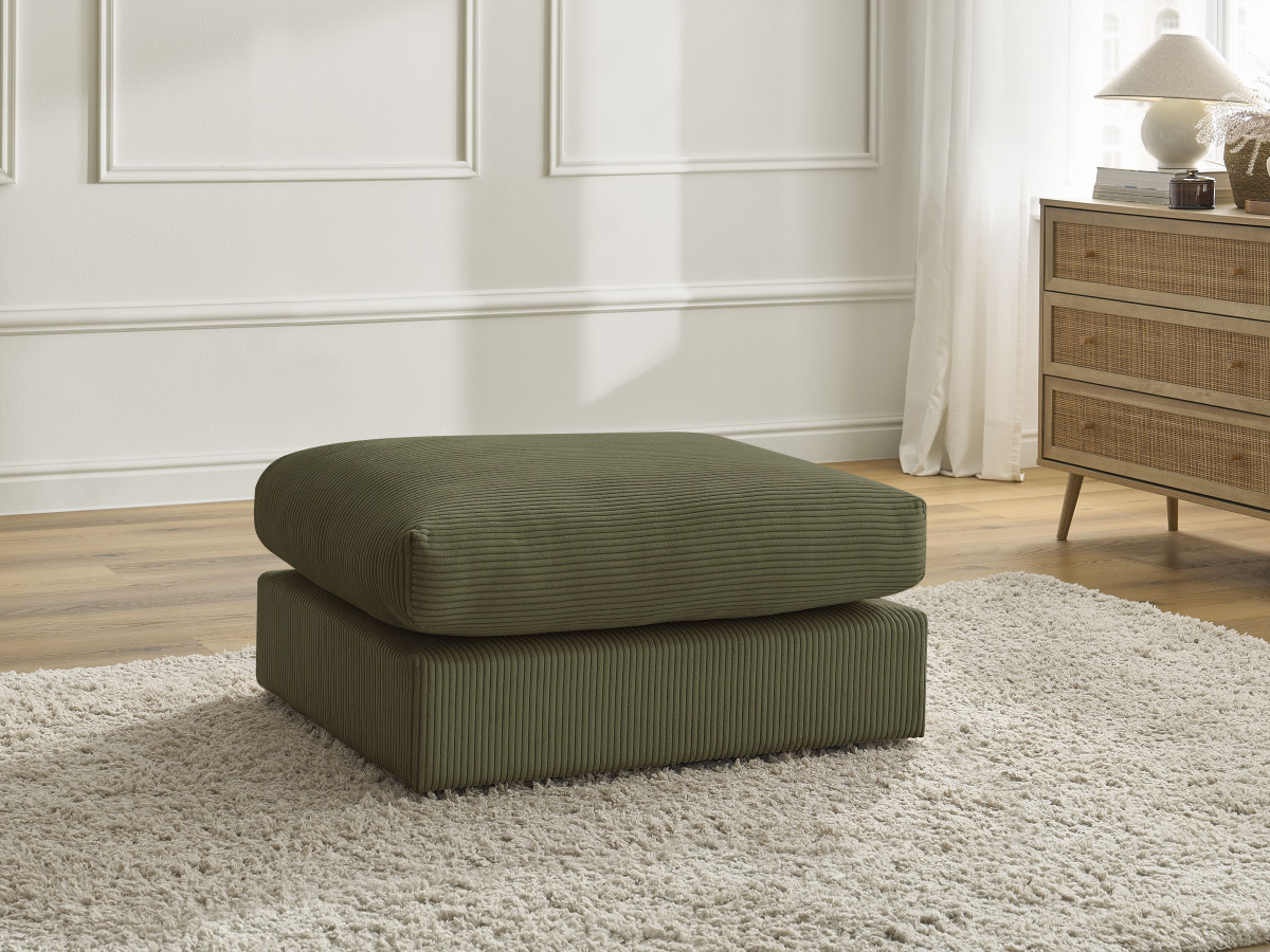 PARIS corduroy modulaire zitbankpoef