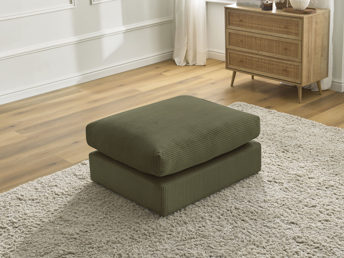 PARIS corduroy modulaire zitbankpoef