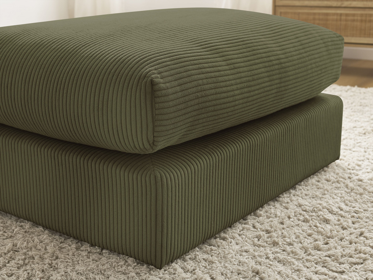 PARIS corduroy modulaire zitbankpoef