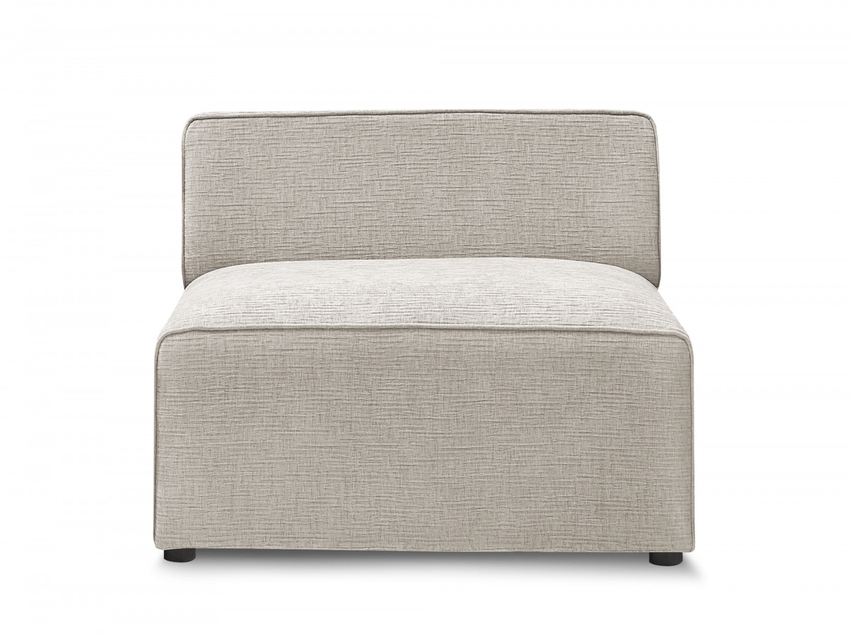 Chauffeuse 1 place pour canapé modulable ROUSSEAU tissu texturé