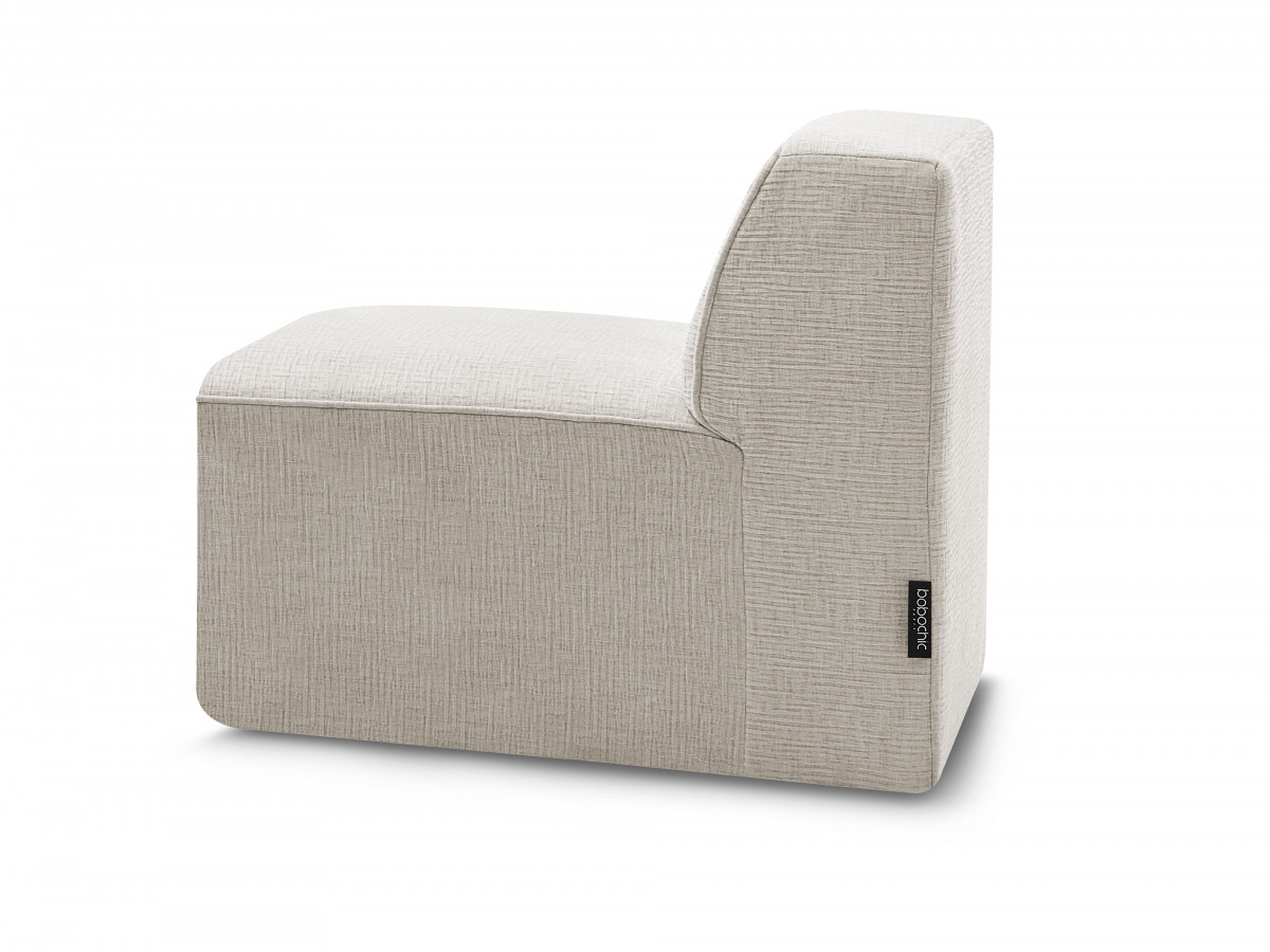 Chauffeuse 1 place pour canapé modulable ROUSSEAU tissu texturé