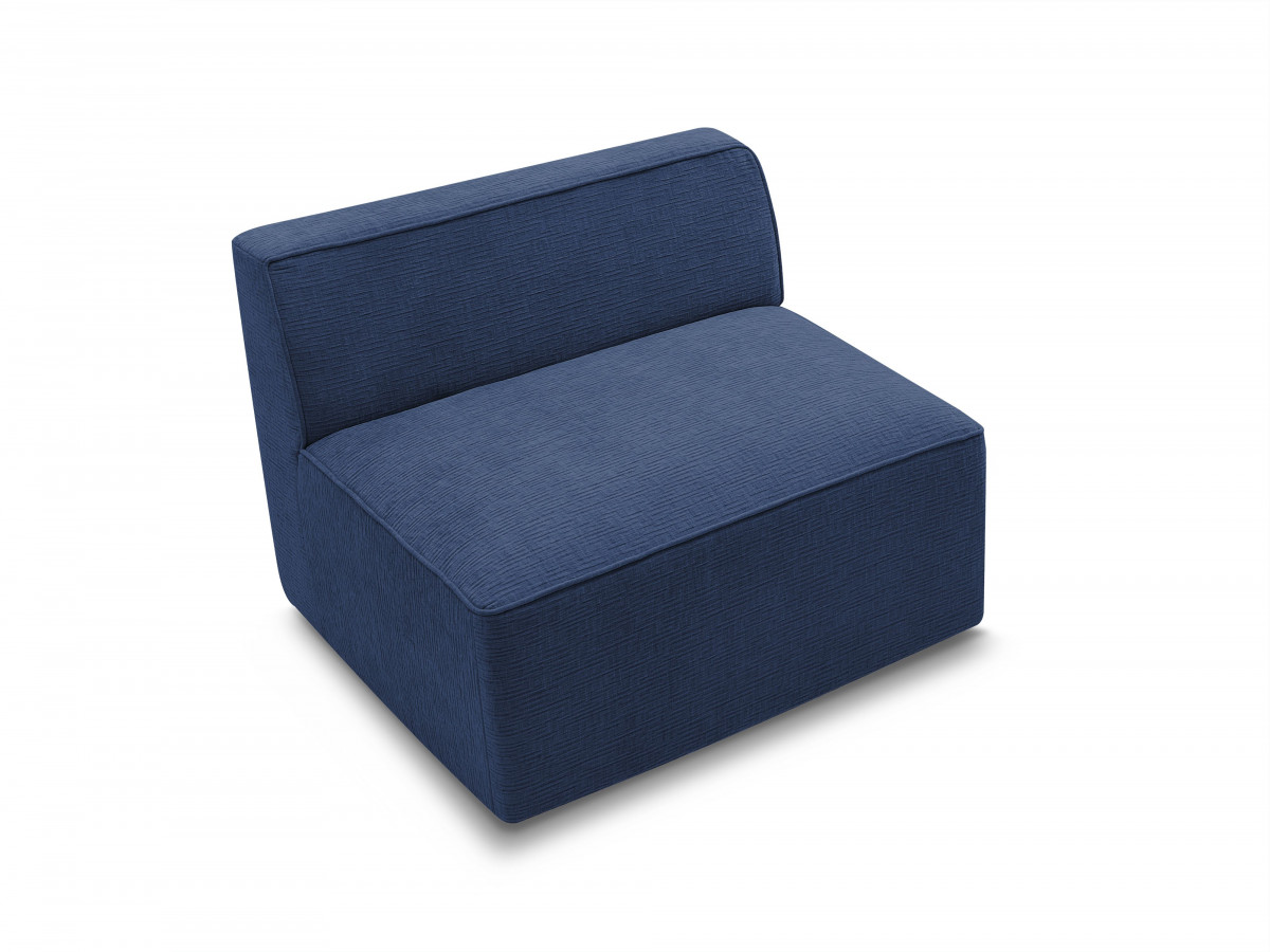 Chauffeuse 1 place pour canapé modulable ROUSSEAU tissu texturé