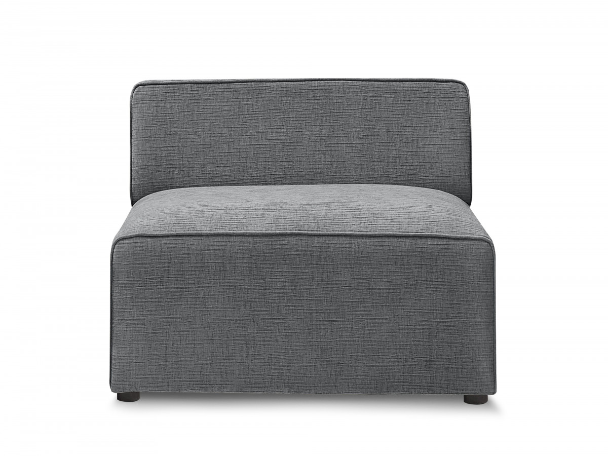 Chauffeuse 1 place pour canapé modulable ROUSSEAU tissu texturé