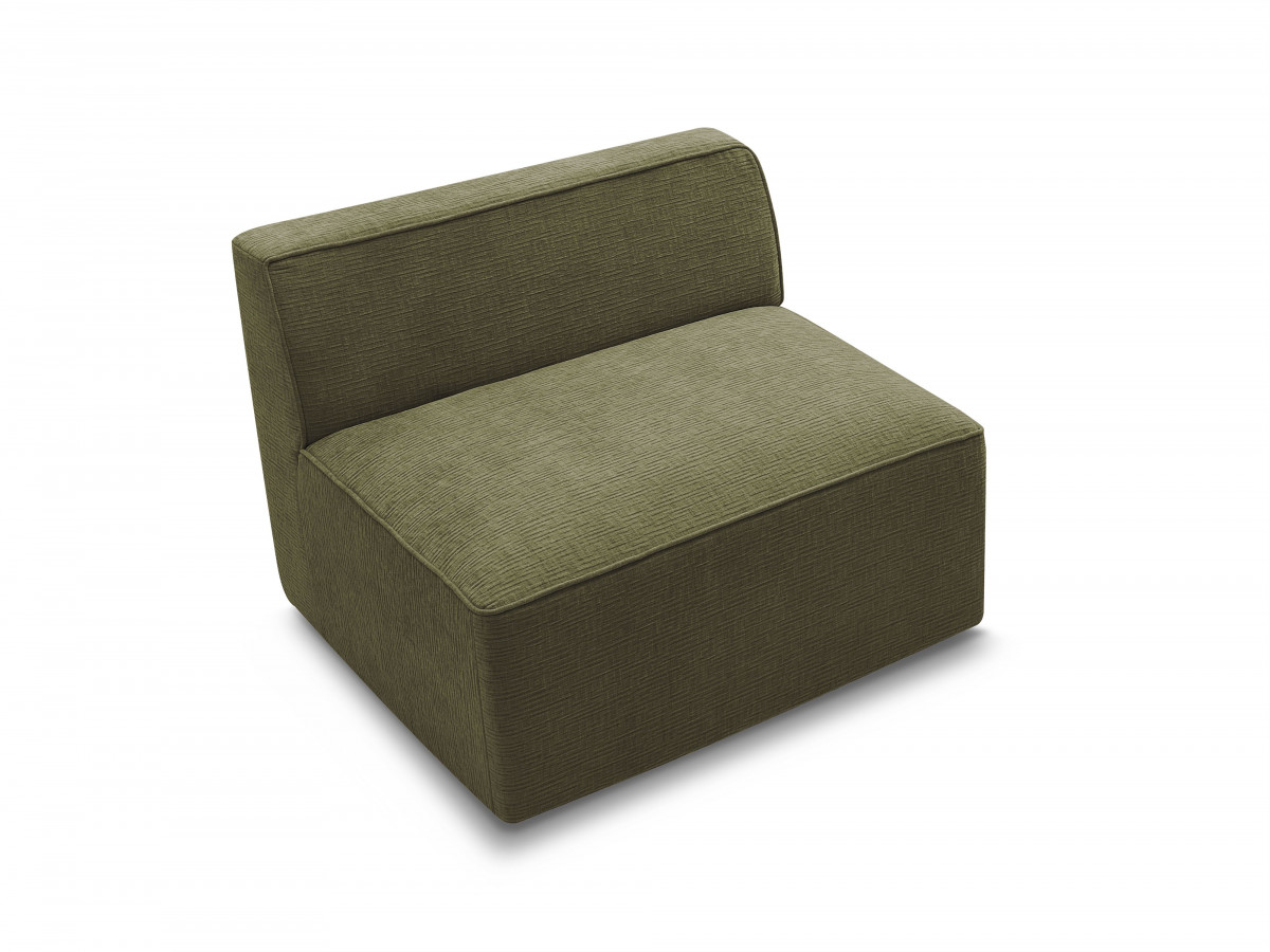 Chauffeuse 1 place pour canapé modulable ROUSSEAU tissu texturé