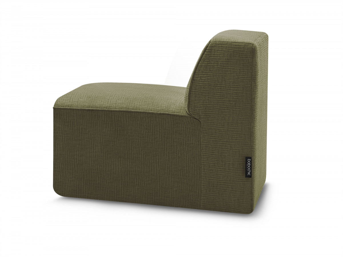 Chauffeuse 1 place pour canapé modulable ROUSSEAU tissu texturé