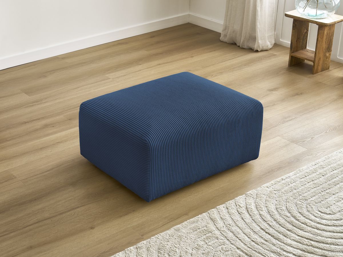 Pouf TINA velours côtelé