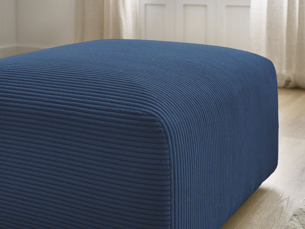Pouf TINA velours côtelé