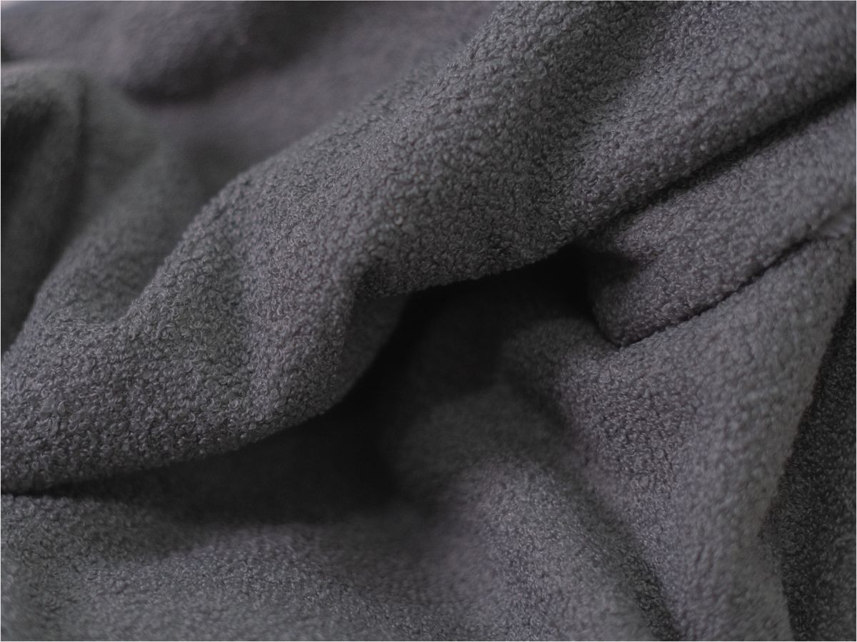 Ensemble OSLO avec plaid 140 x 180 cm + 2 coussins gris foncé — vue 5