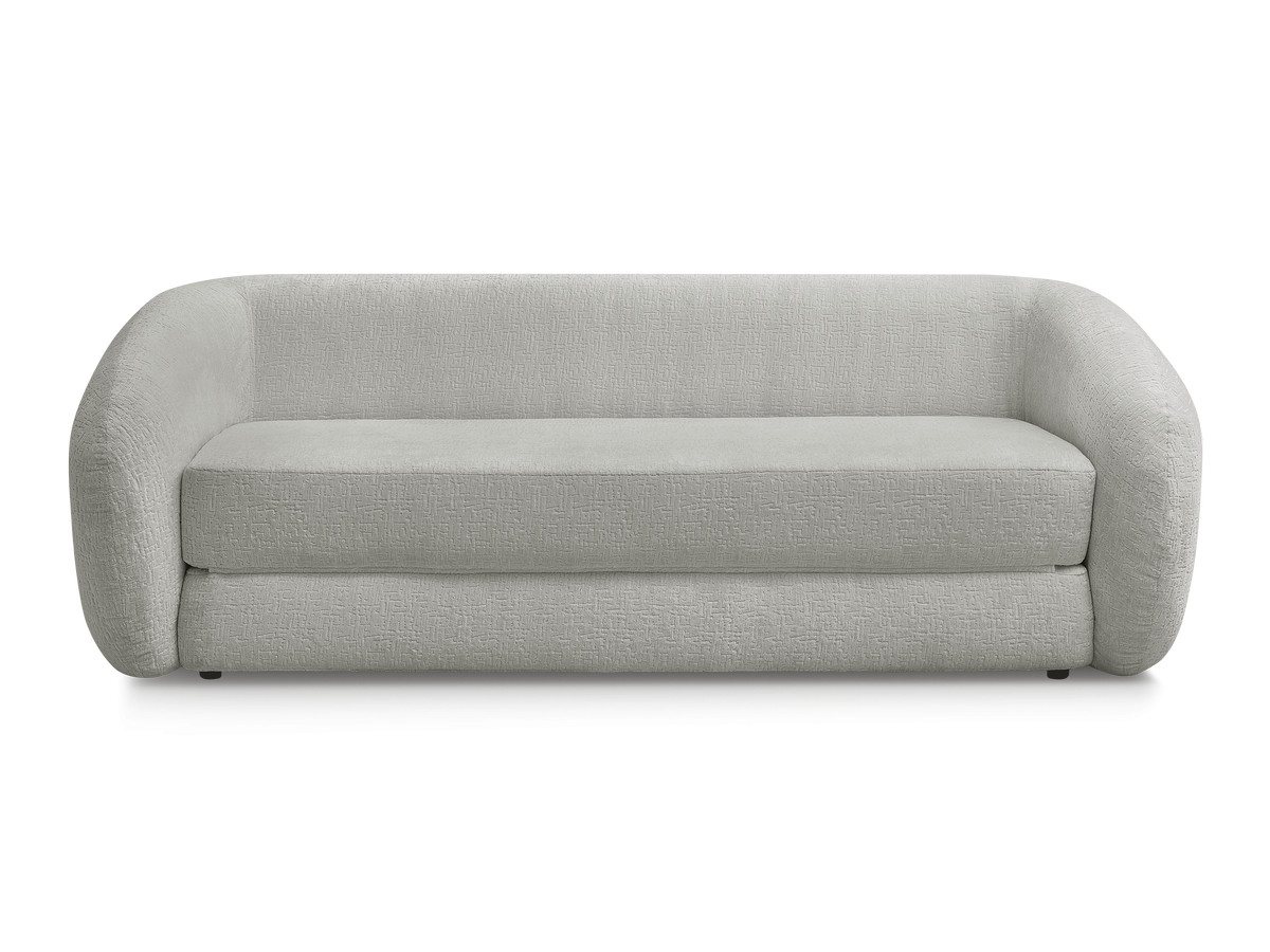 Canapé droit convertible déplimousse NEYO tissu texturé