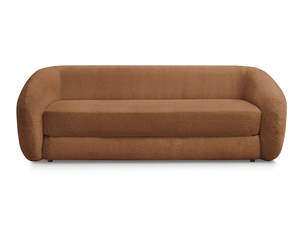 Canapé droit convertible déplimousse NEYO tissu texturé