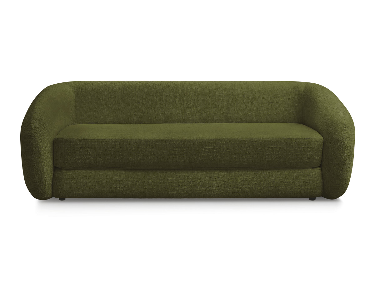 Canapé droit convertible déplimousse NEYO tissu texturé