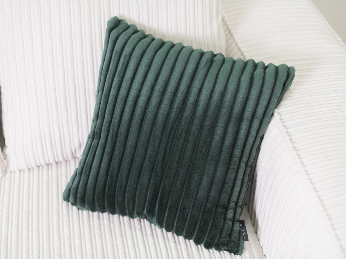 Ensemble OSLO avec plaid 140 x 180 cm + 2 coussins vert — vue 6