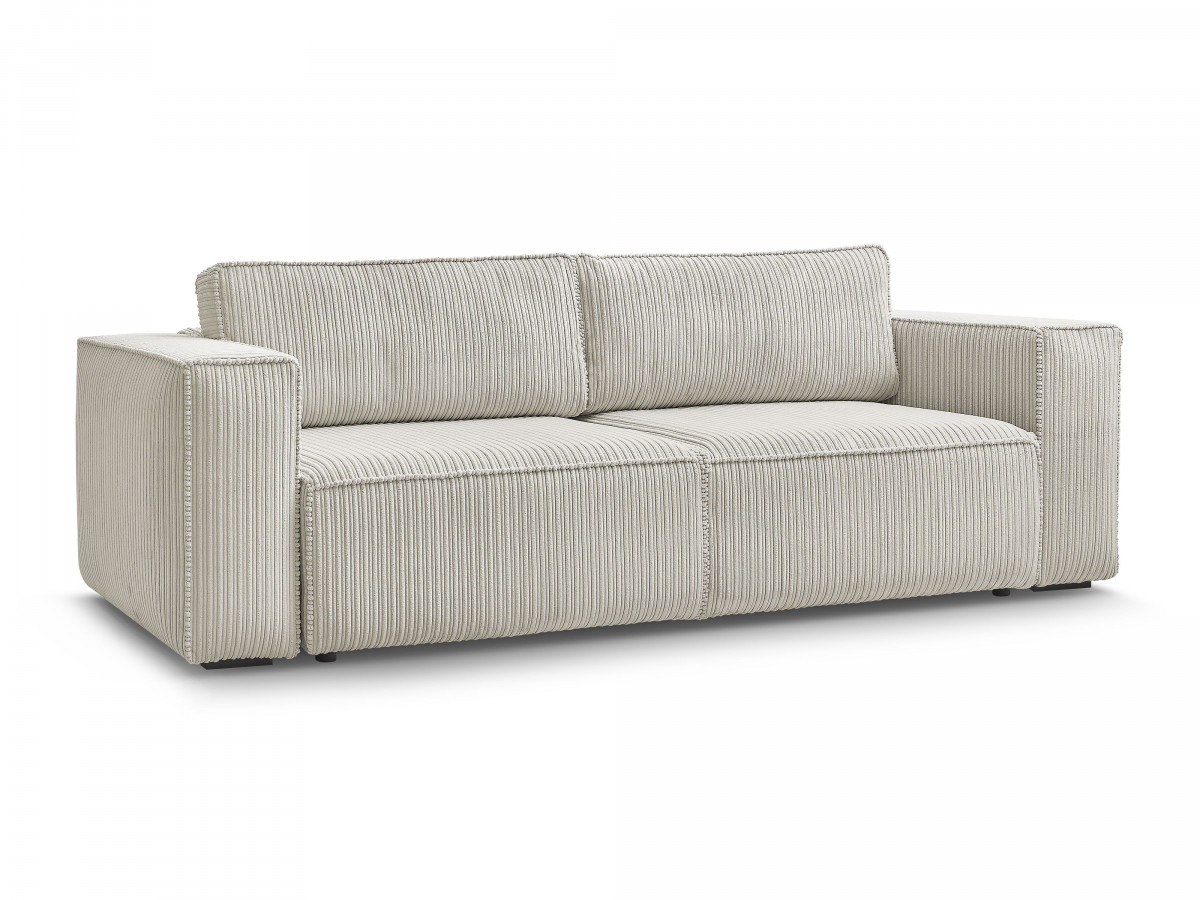 Sofa 3-osobowa prosta sztruksowa NINA