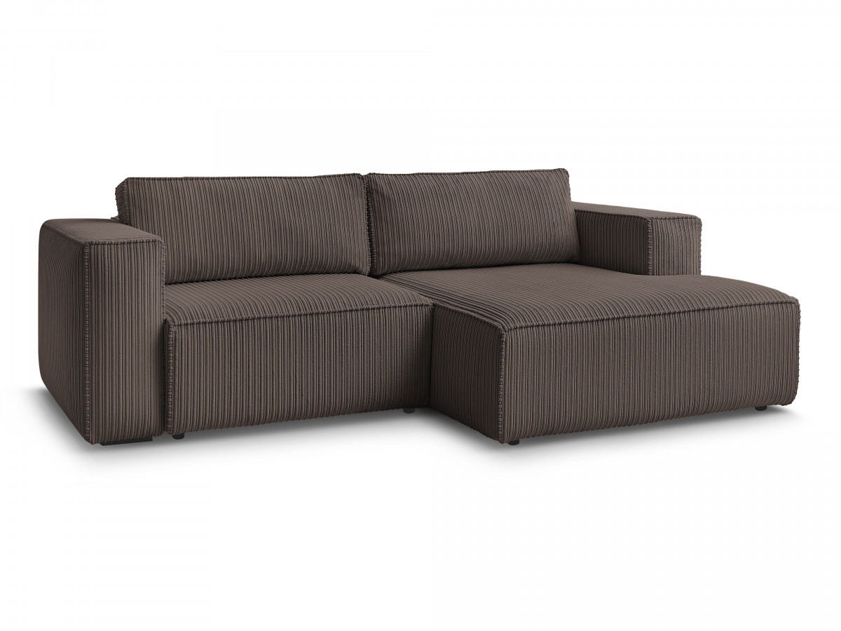 Sofa 3-osobowa prosta sztruksowa NINA