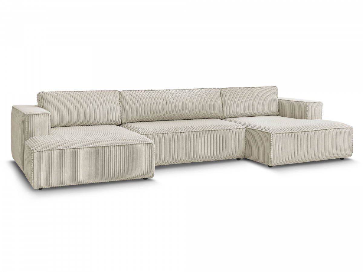 Sofa 3-osobowa prosta sztruksowa NINA