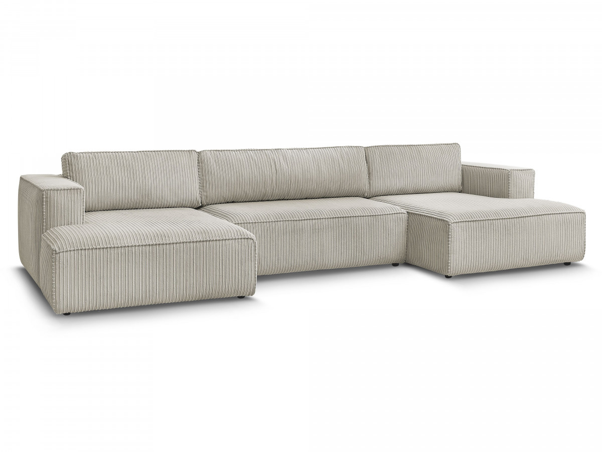Sofa 3-osobowa prosta sztruksowa NINA