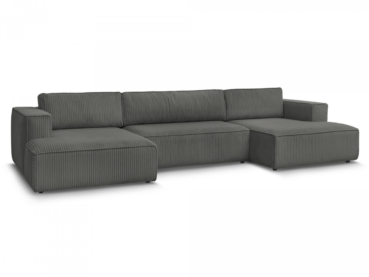 Sofa 3-osobowa prosta sztruksowa NINA